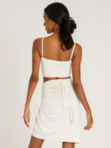 Saia Pareô Bodrum Off White (proteção UV 50+)