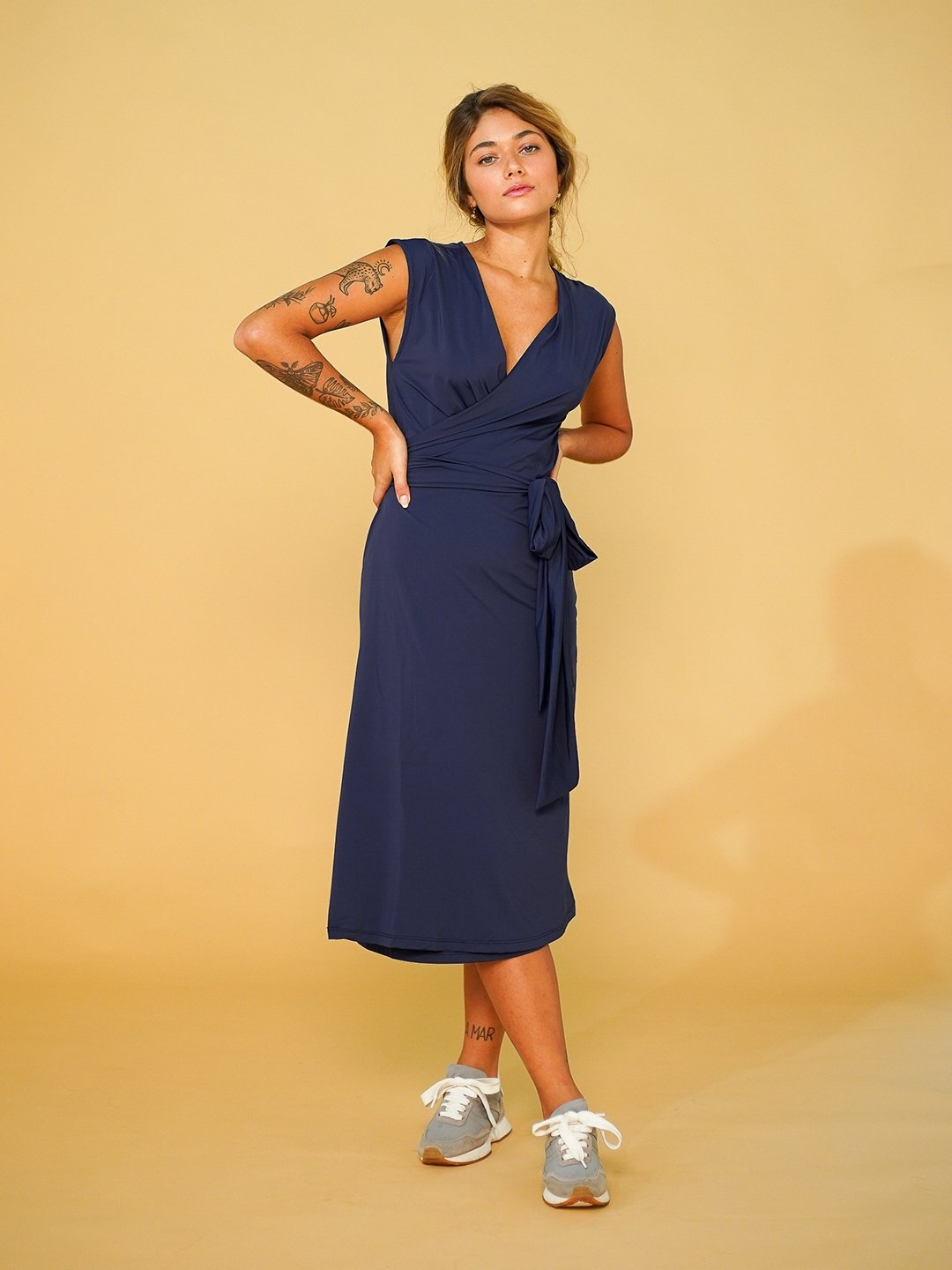 Vestido Cachecouer Tóquio Marinho UV +50 - panou.br
