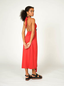 Vestido Koh Phi Phi Vermelho UV +50 - panou.br