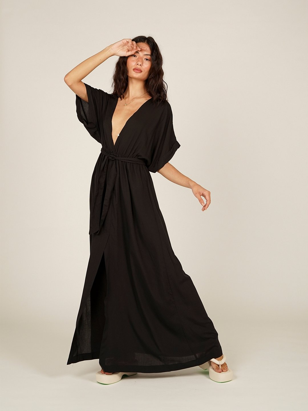 Vestido Sahy - Preto - panou.br