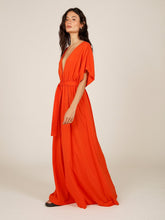 Carregar imagem no visualizador da galeria, Vestido Sahy - Vermelho - panou.br

